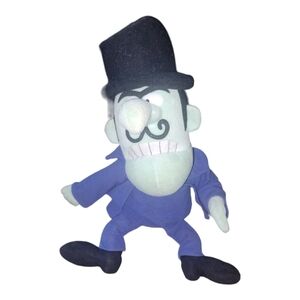 Vintage 1999 Rocky and Bullwinkle Friends  Snidely Whiplash Plush CVS Stuffins.